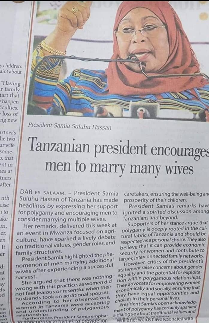 KakwenzaRukira's tweet photo. I will soon appoint Tanzanian President as my secretary in the World Polygamous Men Association kekekekekekeke https://t.co/DrZjBzBwFG
