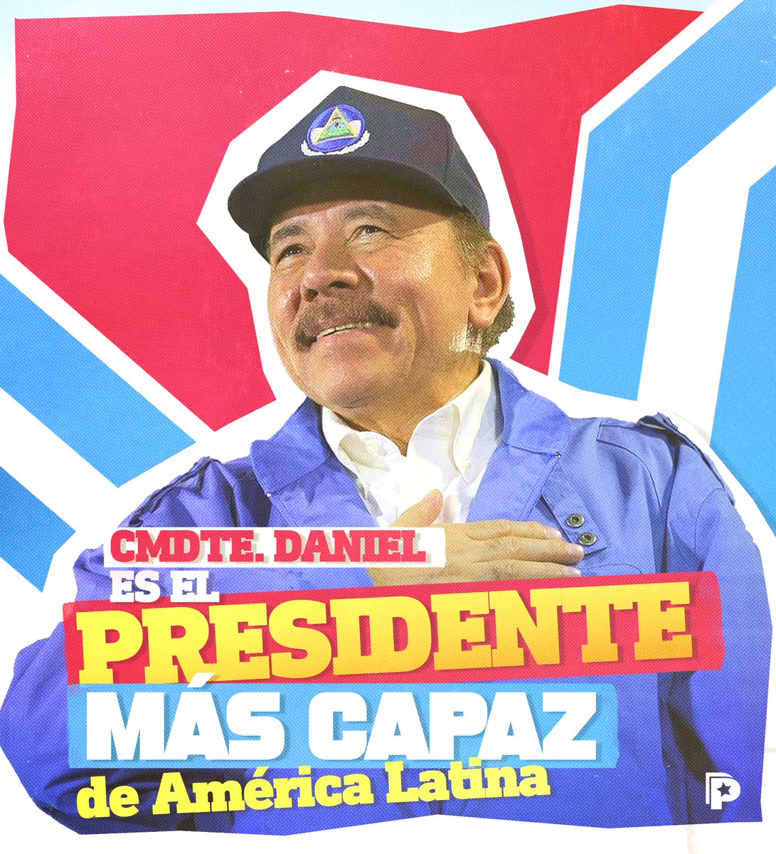 #Avance | Según la firma M&amp;R Consultores
El presidente Daniel Ortega sigue repuntado en aprobación y gestión del  gobierno de #Nicaragua. ✊️🇳🇮 

La percepción de seguridad ciudadana ha mejorado en los últimos 5 años y lo ha catalogado como el presidente más fuerte, más