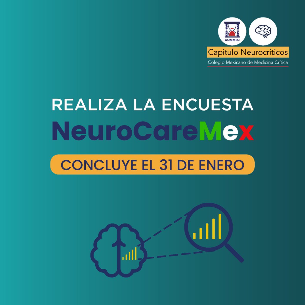 📢 ¡AVISO IMPORTANTE!
COMMEC te invita a participar en la Encuesta “NeuroCareMEX” Capítulo Neurocríticos de COMMEC
👉🏻 Realiza la encuesta en el siguiente enlace: forms.gle/2HY5ZSQ31QiGg2…