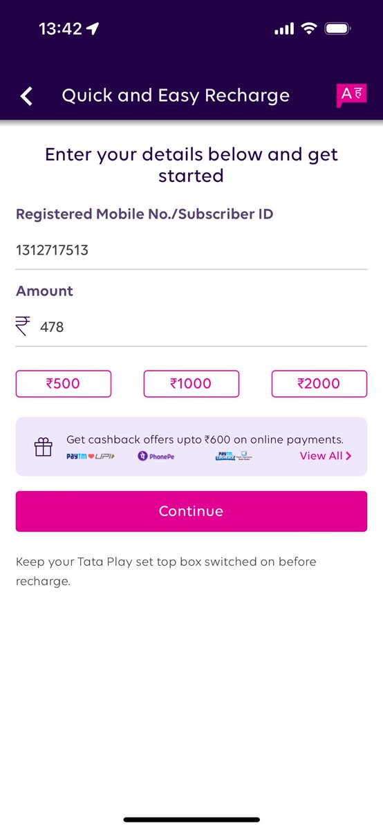 lalit24's tweet photo. subscriber id:-1312717513 
#tatabinge
Wats d hurry to close the request before solving it #pathetic #CustExperience
@TataPlayin #TataGroup sucks .. i issue ss attached for your information ..——>y tataplay asking for binge fee when binge is not activated https://t.co/TmfhFEVd1A