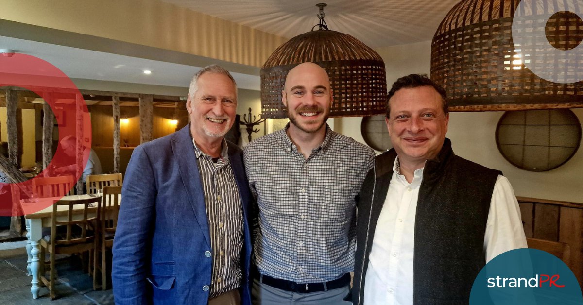 Great to see Dave, MD of @CaroGroup, today for a Friday catch-up at the fabulous Fox and Hounds in Barley. And a huge congratulations from Team Strand for your incredible 2023 results. Onwards and upwards! It’s a pleasure supporting you.