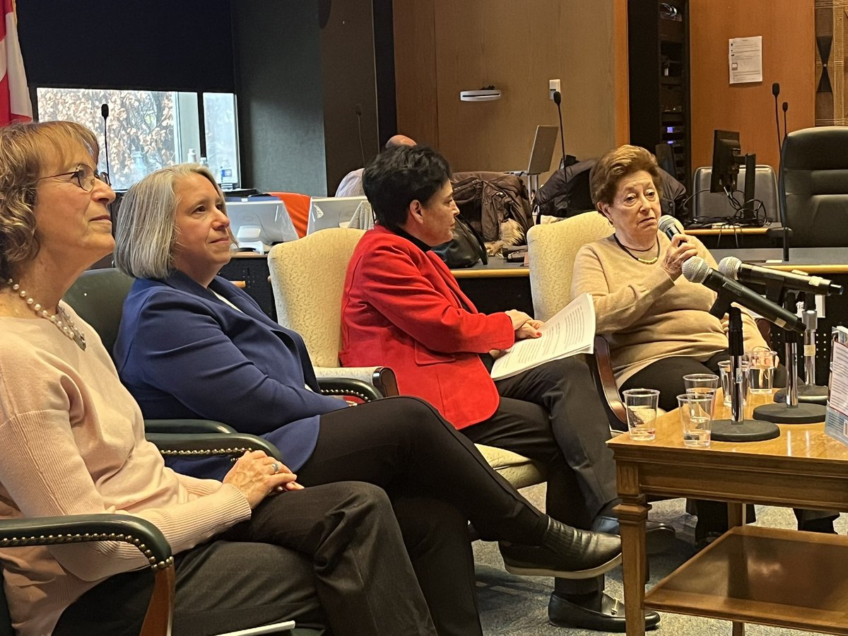 shelleylaskin's tweet photo. Ana Maria Gordon, who was on the St Louis is now being interviewed - you can find lessons on her story here https://t.co/HeiKAxj8ZJ #ToHopeAndBack #HolocaustEducation @TDSB_JH https://t.co/GM3H6B83eo
