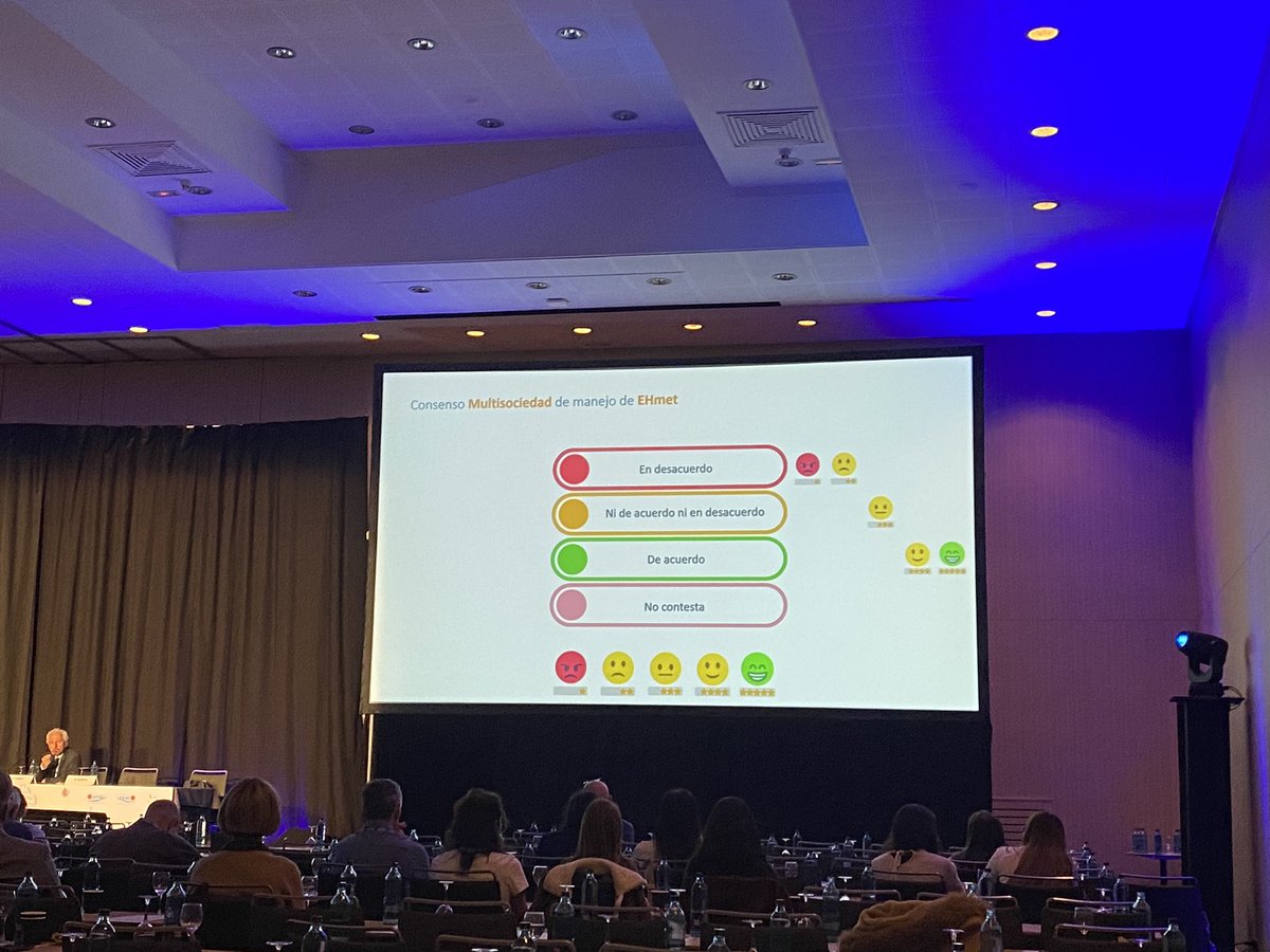 📢🔴 #18DM_SEMI | Comienza la mesa MAFLD/MASLD, moderada por el Dr. <a href="/RGomezHuelgas/">Ricardo Gómez Huelgas</a>, y que cuenta como ponentes con el Dr. Escalada y el Dr. Romero, en la que se presenta en el consenso multisociedades (participaron 9) de manejo de EHmet #SEMITuit #MedicinaInterna
