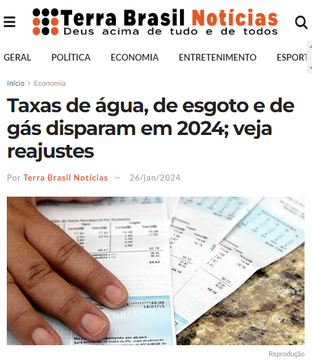 BrazilenDireita's tweet image. Né abestado? 
Foi pra isso que tu fez o L?  

Taxas de #água, de #esgoto e de #gás disparam em 2024
  
&quot;A taxa de água e esgoto e o gás encanado pesaram mais no bolso do brasileiro. É o que mostra o Índice Nacional de #Preços ao #Consumidor Amplo 15 (IPCA-15).&quot;