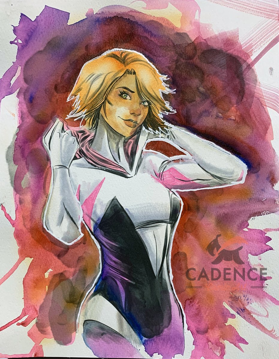 Your morning reminder that #spidergwen co-creator Robbi Rodriguez has a new commission list opening TODAY 1/26 at 2PM EST... And we're sure we'll see a few more requests of HER this afternoon! 💜🤍🩷 Details and where to purchase- here: cadenceselect.bigcartel.com/product/robbi-…