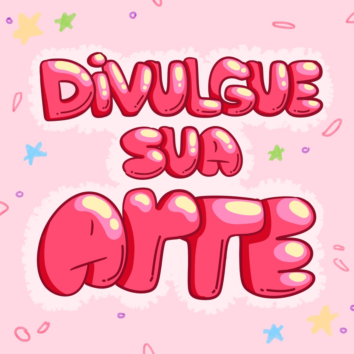 `•°★ DIVULGUE A SUA ARTE! ★°•`
regras:
🚫 SEM IA E NFT
🚫 nsfw e gore apenas com aviso
✅ Marque e interaja com outros artistas!!