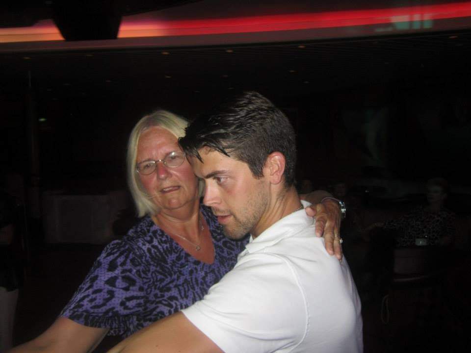 CaptBossy318's tweet photo. @jtuck9 Just wanted to share these pictures from the AAA Ravens cruise.  My mom passed away Monday and she loved the Ravens and always told people she got to dance with Justin Tucker.   So many happy memories. https://t.co/MEryvc8gy2