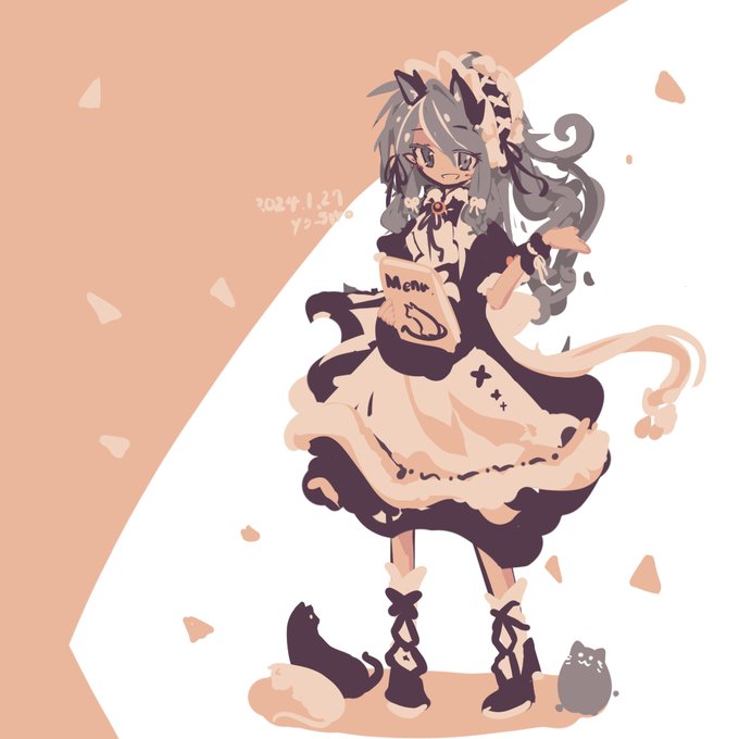 「黒猫 ドレス」のTwitter画像/イラスト(新着)｜2ページ目