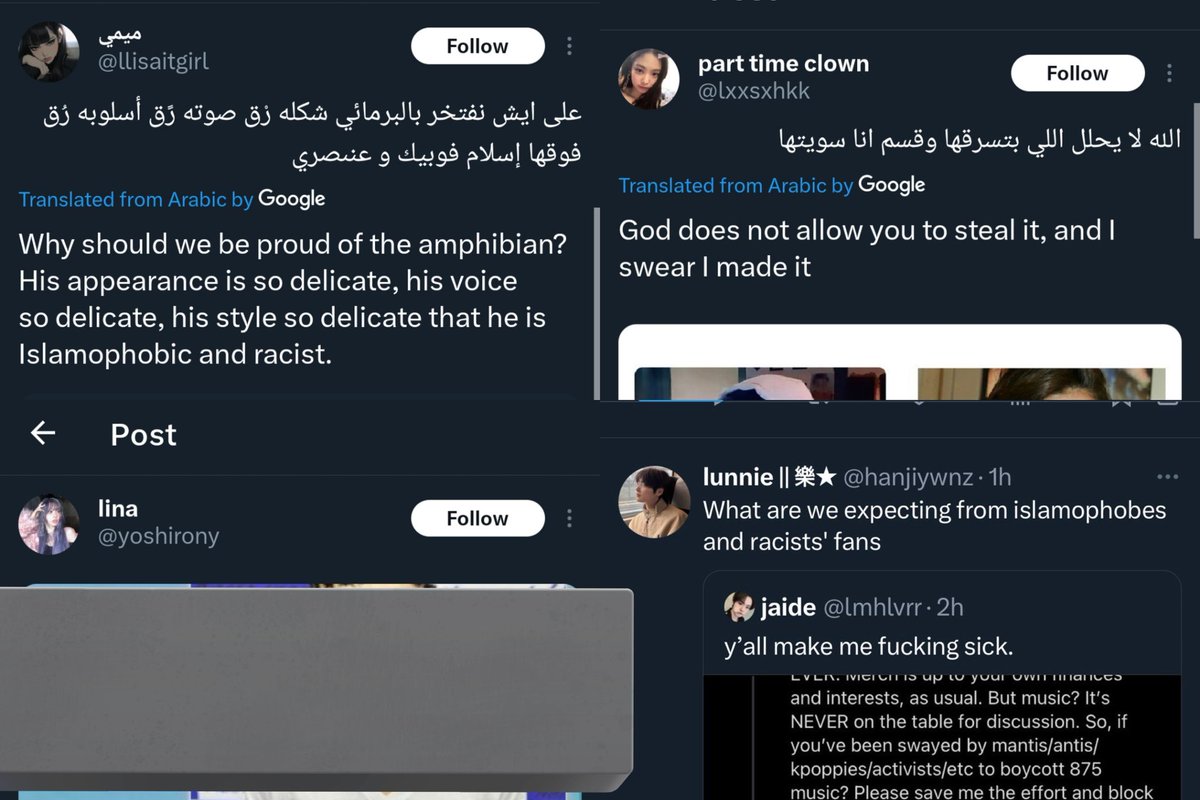 knjreport's tweet image. Report &amp;amp; block these acnts for spreading unnecessary hate toward 🐨

•Hate-&amp;gt; slurs and tropes
•Abuse &amp;amp; Harassment-&amp;gt; Insult/Targeted Harassment

📌x.com/llisaitgirl?t=…
📌x.com/lxxsxhkk?t=uYq…
📌x.com/yoshirony?t=Xg…
📌x.com/hanjiywnz?t=Tw…