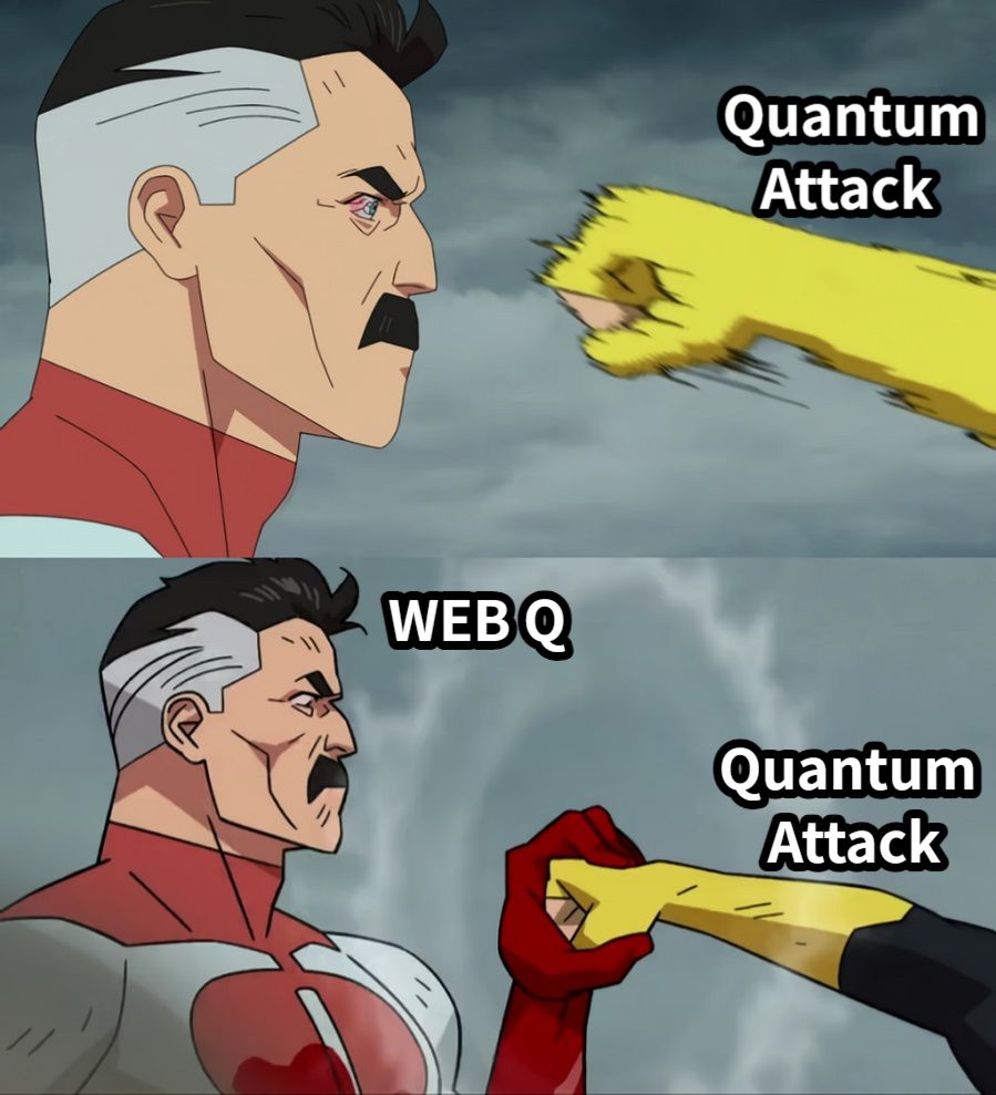 WebQDAO's tweet photo. Quantum introduces complexity beyond comprehension. 
WebQ nurtures an ecosystem where diverse stakeholders collectively guide sustainable advancement into the quantum frontier.
👉https://t.co/JsyATGZaOv 
#BRC20 #QRC20 #ORDI #PQC #ETH #Quantumattack https://t.co/Sy3KMhvkrc