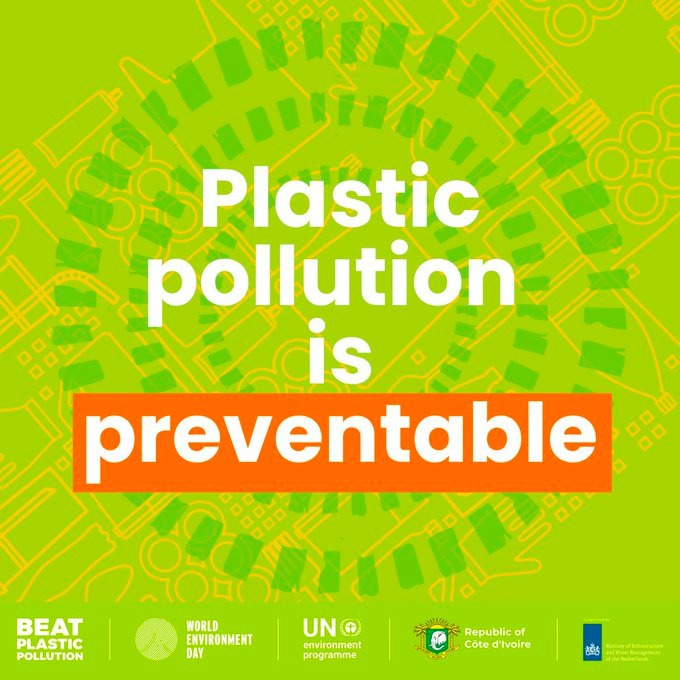 UNBiodiversity's tweet photo. To #BeatPlasticPollution, individual actions &amp; consumer pressure are key, but real change needs to come from companies, investors, policymakers &amp; governments.
Everyone can use their voice and choices to protect our common future.
More from @UNEP: https://t.co/6tsZ3XdlGc
Via: @UN https://t.co/a1Ee3EpTqc