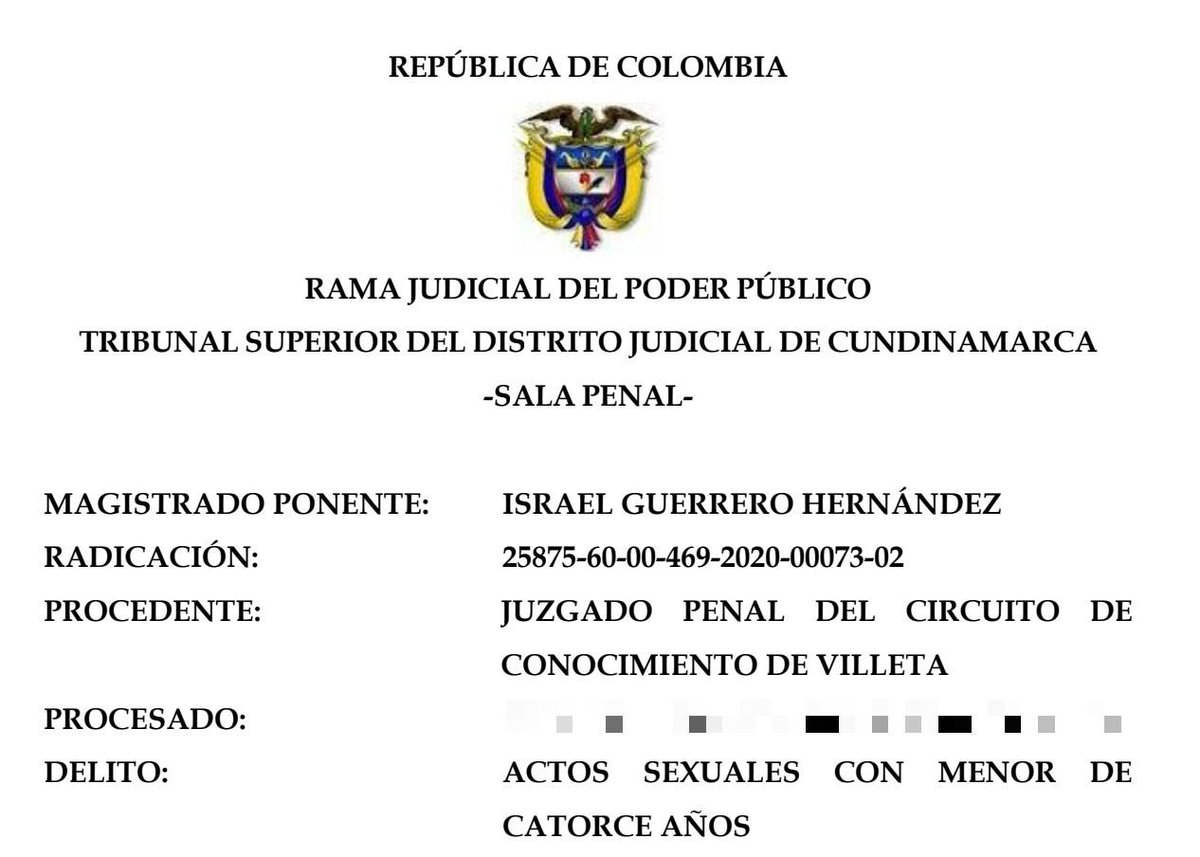 ¡Que felicidad! 
Hoy el Tribunal Superior de Cundinamarca confirma la absolución por un delito sexual. Nos enfrentamos a testigos mendaces y “peritos” irresponsables. 

Que importante es preparar y preparar los contrainterrogatorios.