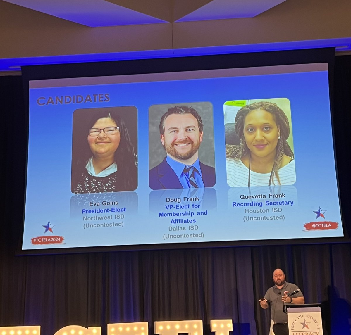 DallasReads's tweet image. RLA is proud to announce our Manager, @Doug_Frank_RLA, is the new TCTELA VP-Elect! #leadingliteracy #TCTELA