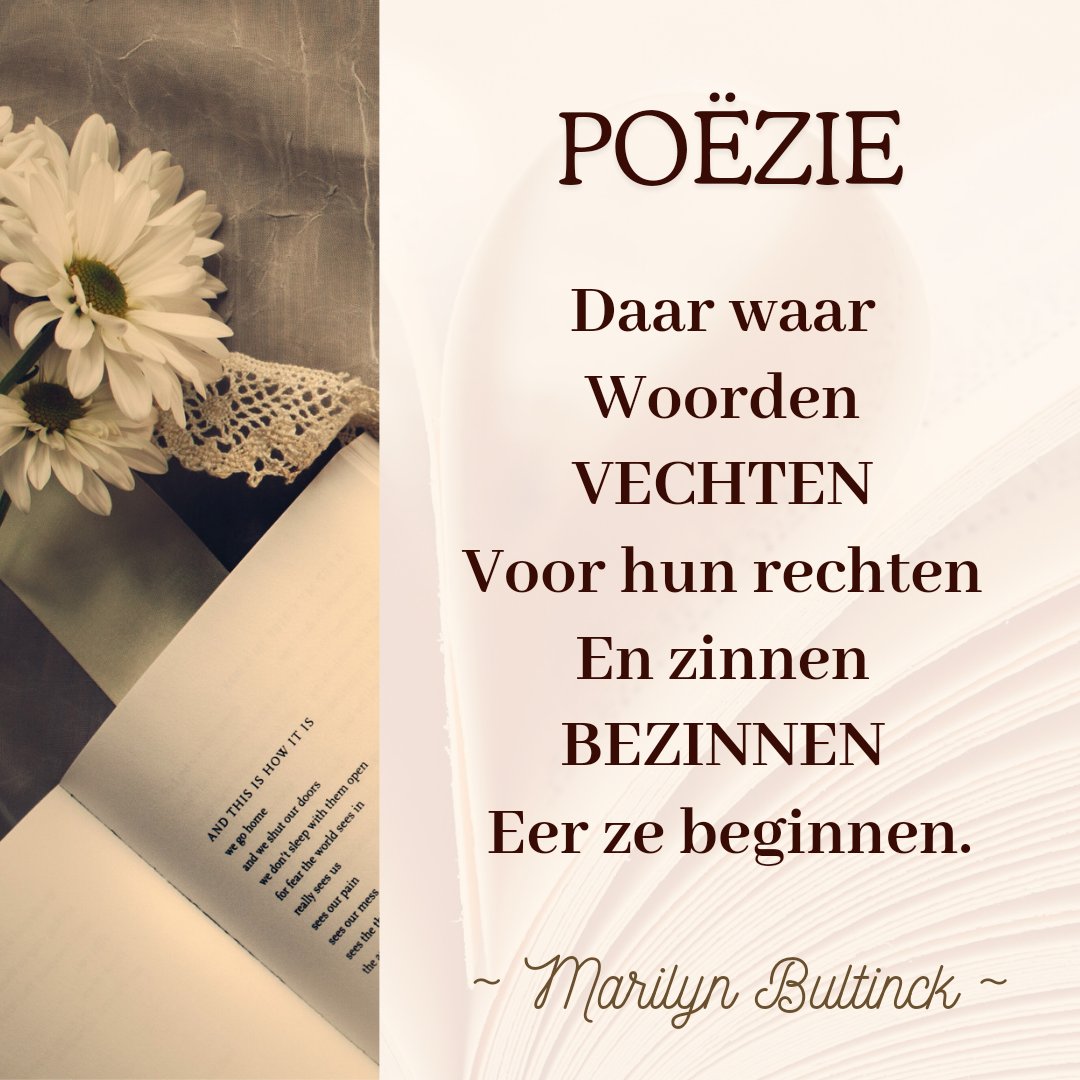 Eentje ter ere van deze #poezieweek. 

Wat betekent poëzie voor jou? 

#algemenebeschouwingen