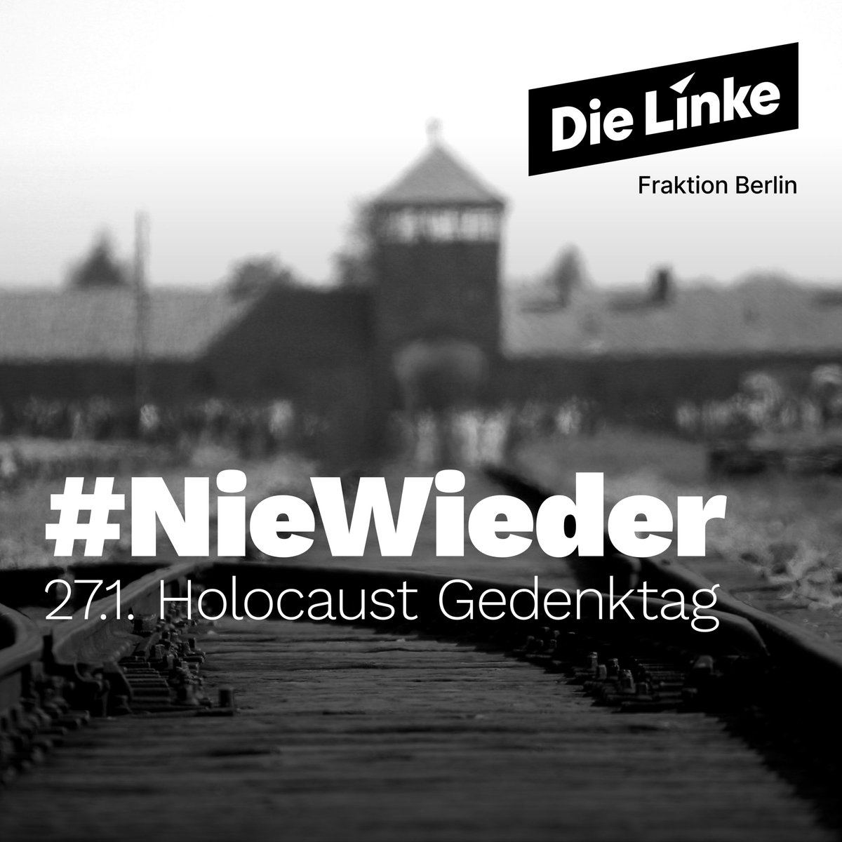 Antifaschismus ist Leben. 
#Holocaustgedenktag #NieWieder