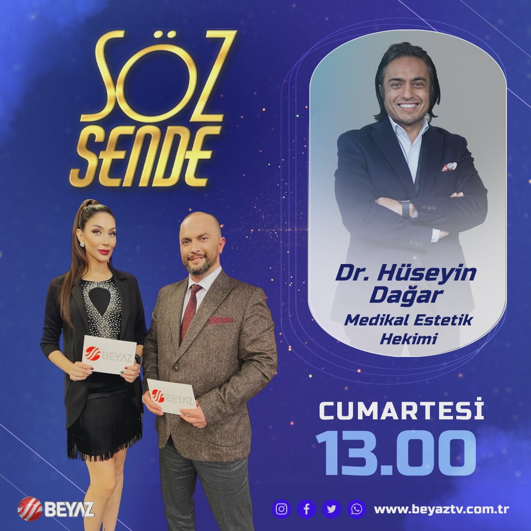 MormedGroup's tweet photo. Güzellik sektörünün duayen isimlerinden Dr. Hüseyin Dağar, Cumartesi Saat 13:00 da Beyaz Tv Söz Sende Programında. Güzellik sektörüne dair bu eşsiz söyleşiyi kaçırmayın! https://t.co/YqJKu9Aypm