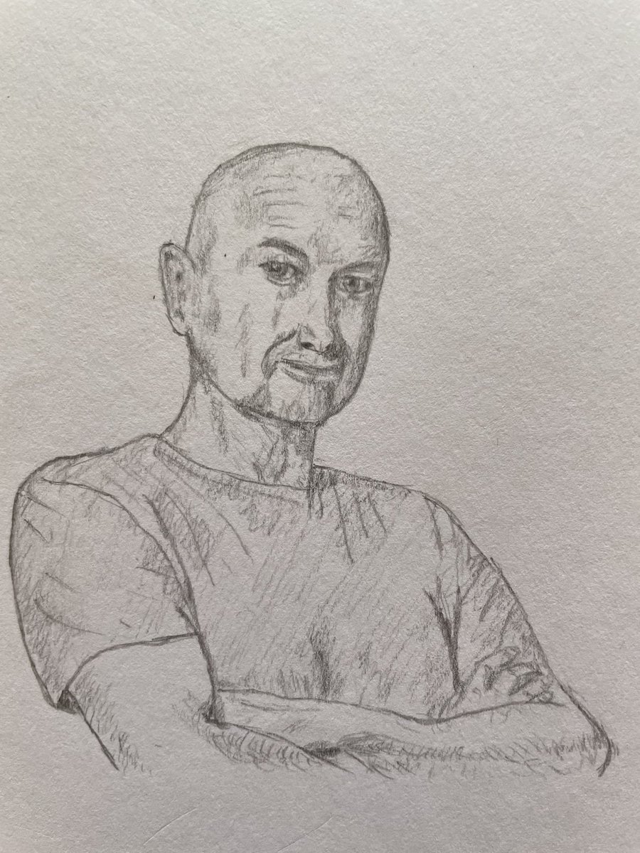 John Locke from LOST. 
#pencilsketch from my #sketchbook

#lost #JohnLocke #TerryOQuinn