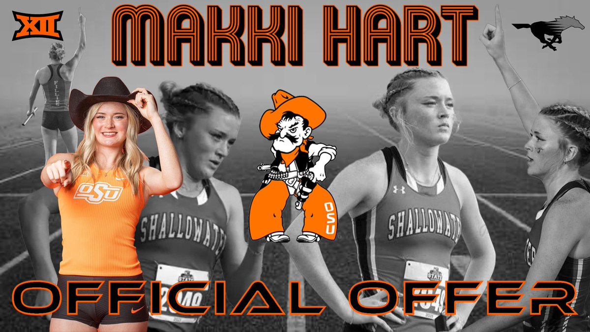 makki hart (@makkihart11) on Twitter photo Excited to announce I have received an official offer to run track at Oklahoma State University! Thank you to the incredible coaching staff for this opportunity! Go Pokes! #GoPokes <a href="/ShallySportsNet/">Shallowater Sports Network</a> <a href="/CollieronTV/">A David Collier</a> <a href="/pchristy11/">Pete Christy</a> <a href="/806hsscmedia/">Jasone Pearson</a> <a href="/KaleSteed/">Kale Steed</a> <a href="/run4okstate/">Oklahoma State XC/T&F</a> <a href="/OSUAthletics/">Oklahoma State Athletics</a> Excited to announce I have received an official offer to run track at Oklahoma State University! Thank you to the incredible coaching staff for this opportunity! Go Pokes! #GoPokes <a href="/ShallySportsNet/">Shallowater Sports Network</a> <a href="/CollieronTV/">A David Collier</a> <a href="/pchristy11/">Pete Christy</a> <a href="/806hsscmedia/">Jasone Pearson</a> <a href="/KaleSteed/">Kale Steed</a> <a href="/run4okstate/">Oklahoma State XC/T&F</a> <a href="/OSUAthletics/">Oklahoma State Athletics</a>