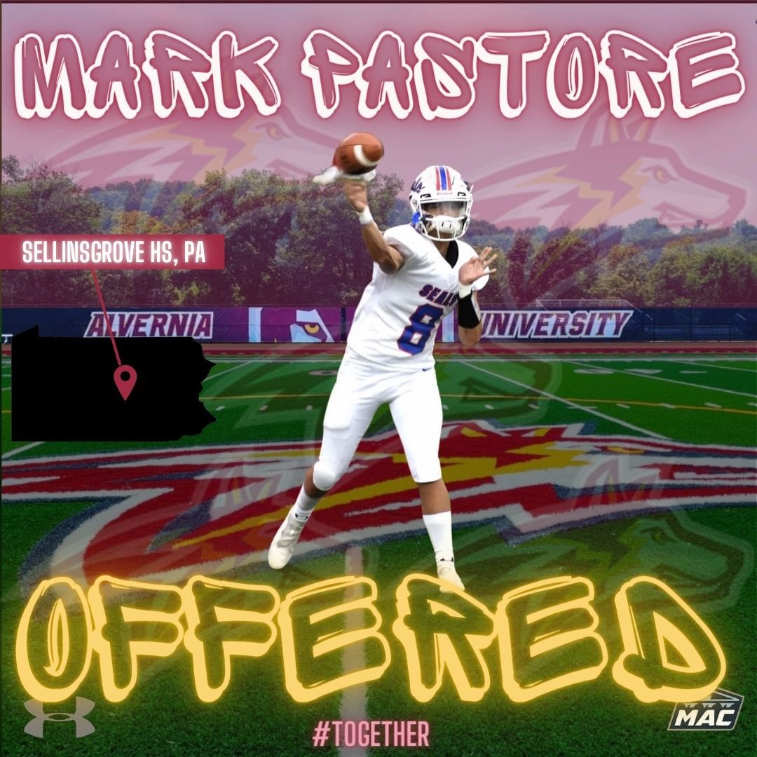 Excited to received an offer from Alvernia! <a href="/AlverniaFB/">Alvernia Football</a>