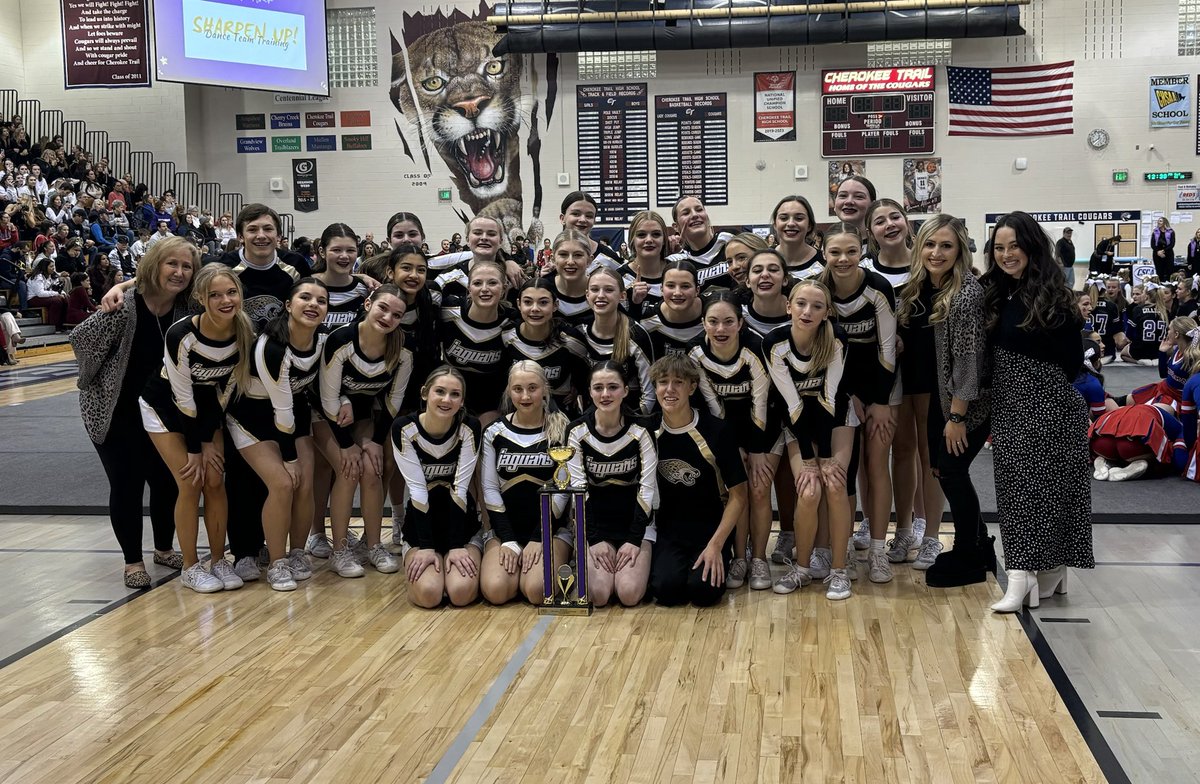 Congratulations to our JV Cheer team for winning the State JV Championship this past weekend! Way to go Jags! ⁦<a href="/RockCanyonCheer/">Rock Canyon Cheer</a>⁩