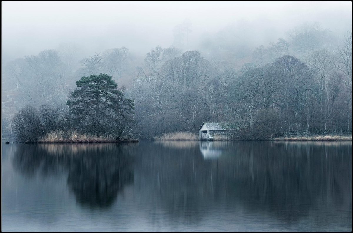 I’m really please to have another photo published in @OPOTY 😊 The boathouse at Rydal Water on a murky day