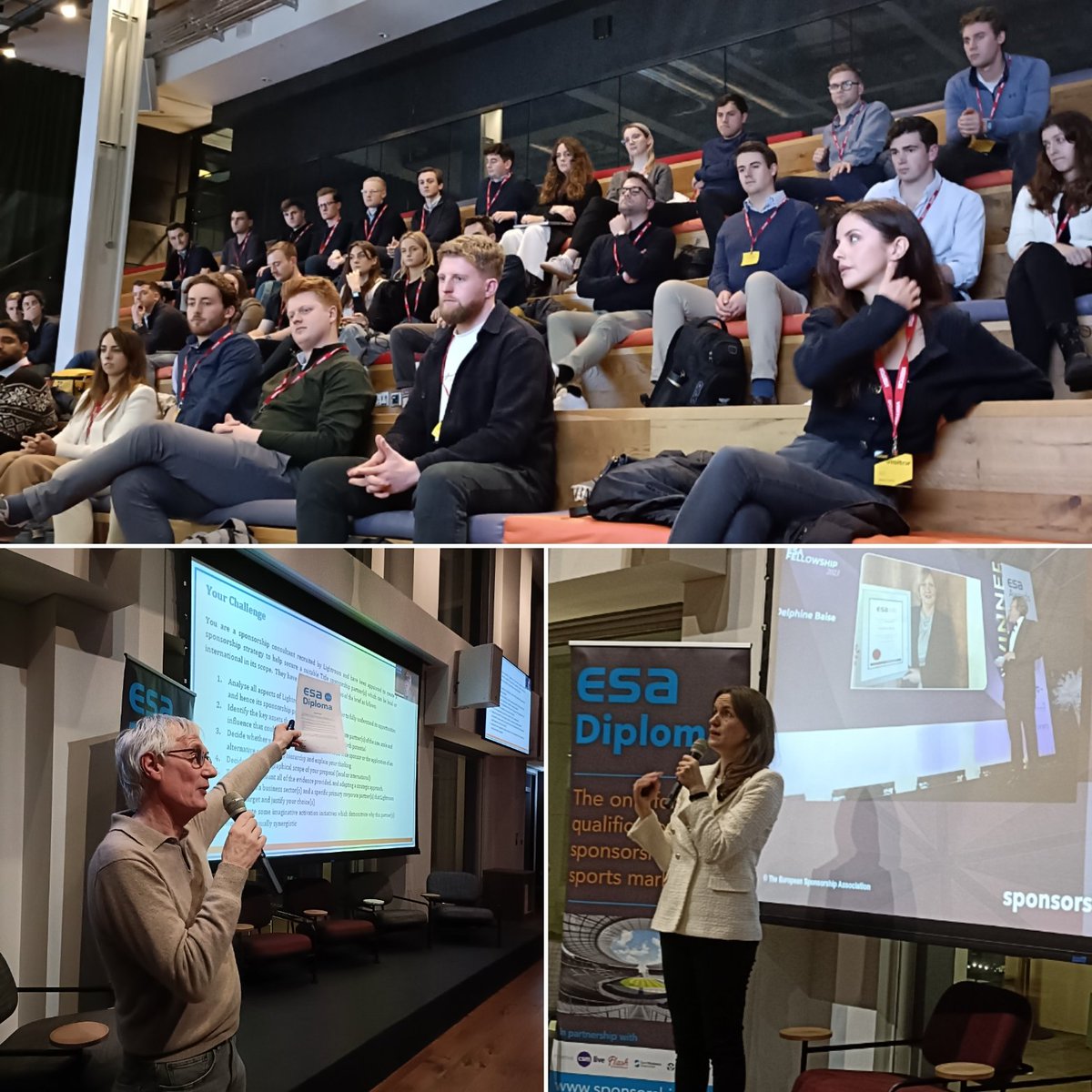 My second engagement yesterday was welcoming the latest intake for the ESA Diploma with Course Director, Peter Raymond and hosted by Havas. It was great to meet so many students and to find out what they're most looking forward to.
Good luck everyone!
#sponsorship