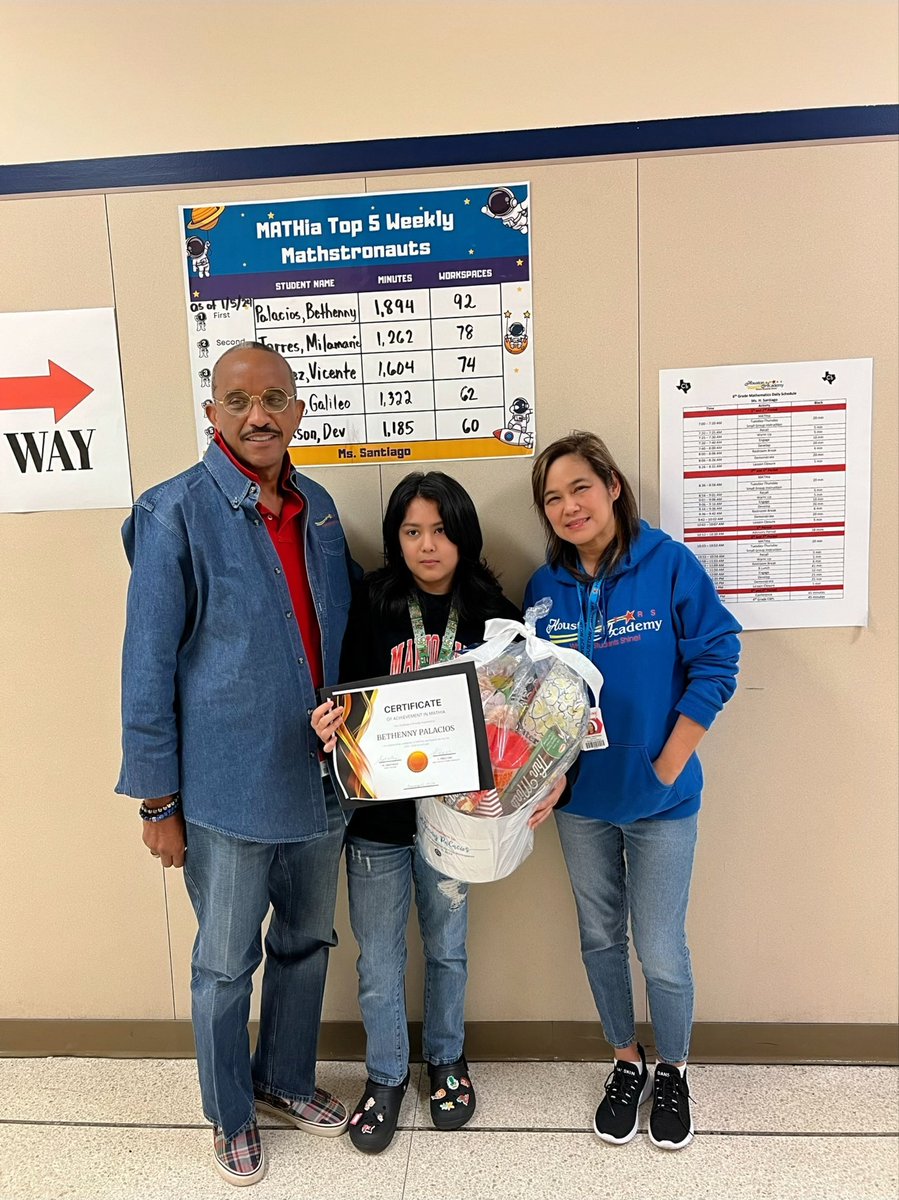 Helen Santiago (@hsantiago1617) on Twitter photo Congratulations to one of my shining stars, Bethenny Palacios, on completing her MATHia journey. Great job! <a href="/Houston_AISD/">Houston Academy - Aldine ISD</a> <a href="/doccbstewart/">Cedric Stewart (He/ Him)</a> <a href="/ms_nholmes/">NaTonya Holmes</a> <a href="/TRod_Math13/">Tiana Rivera (Rodriguez)</a>
<a href="/clombard1/">Crystal Lombard</a>
<a href="/GeekSquad5000/">B. Honore' M. Ed.</a> Congratulations to one of my shining stars, Bethenny Palacios, on completing her MATHia journey. Great job! <a href="/Houston_AISD/">Houston Academy - Aldine ISD</a> <a href="/doccbstewart/">Cedric Stewart (He/ Him)</a> <a href="/ms_nholmes/">NaTonya Holmes</a> <a href="/TRod_Math13/">Tiana Rivera (Rodriguez)</a>
<a href="/clombard1/">Crystal Lombard</a>
<a href="/GeekSquad5000/">B. Honore' M. Ed.</a>