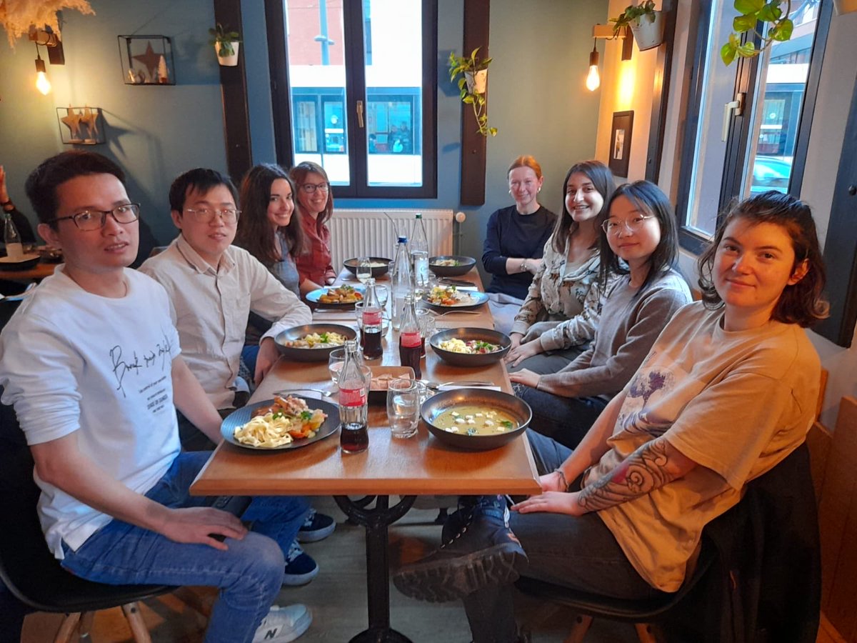 We had a great time at the New Year lab lunch 😄😋 I am grateful for having these wonderful people in my group 😍🙌🤩