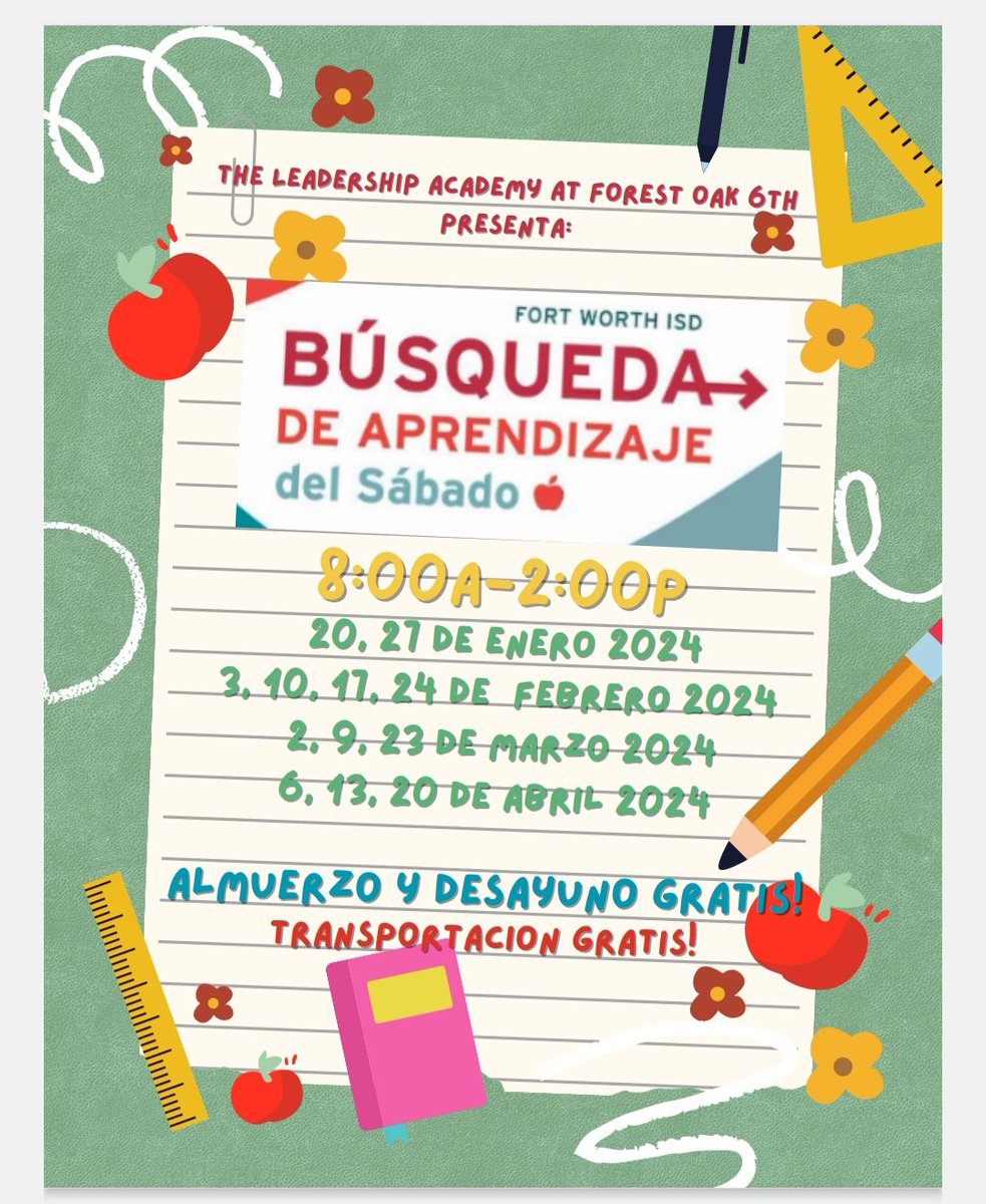 Join us for Saturday Learning Quest tomorrow!