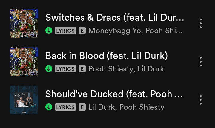 Lil Durk and Pooh Shiesty need to continue this streak, Durk can give him a feature on Love Song 4 The Streets 3.
#FreeShiesty #ls4ts3