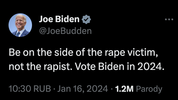 Biden with the best tweet on the E. Jean Carroll case 👏