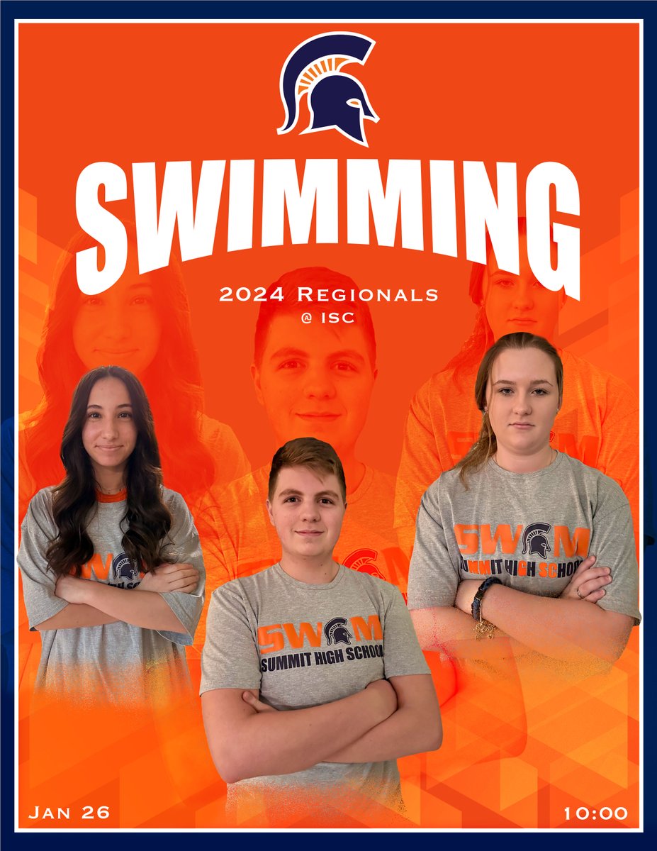 GOOD LUCK to our swim team! #Olesparty #spartyparty <a href="/wcsSHSAthletics/">Summit Spartans Athletics (TN)</a> <a href="/summitswimteam/">Summit Swim Team</a> <a href="/SummitSquad/">SUMMIT SQUAD</a> 🎨Nicolas Milani