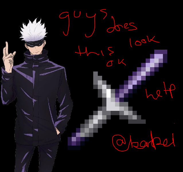 barbeixd's tweet photo. hlpe plz w sword https://t.co/6L1RzKBCxX