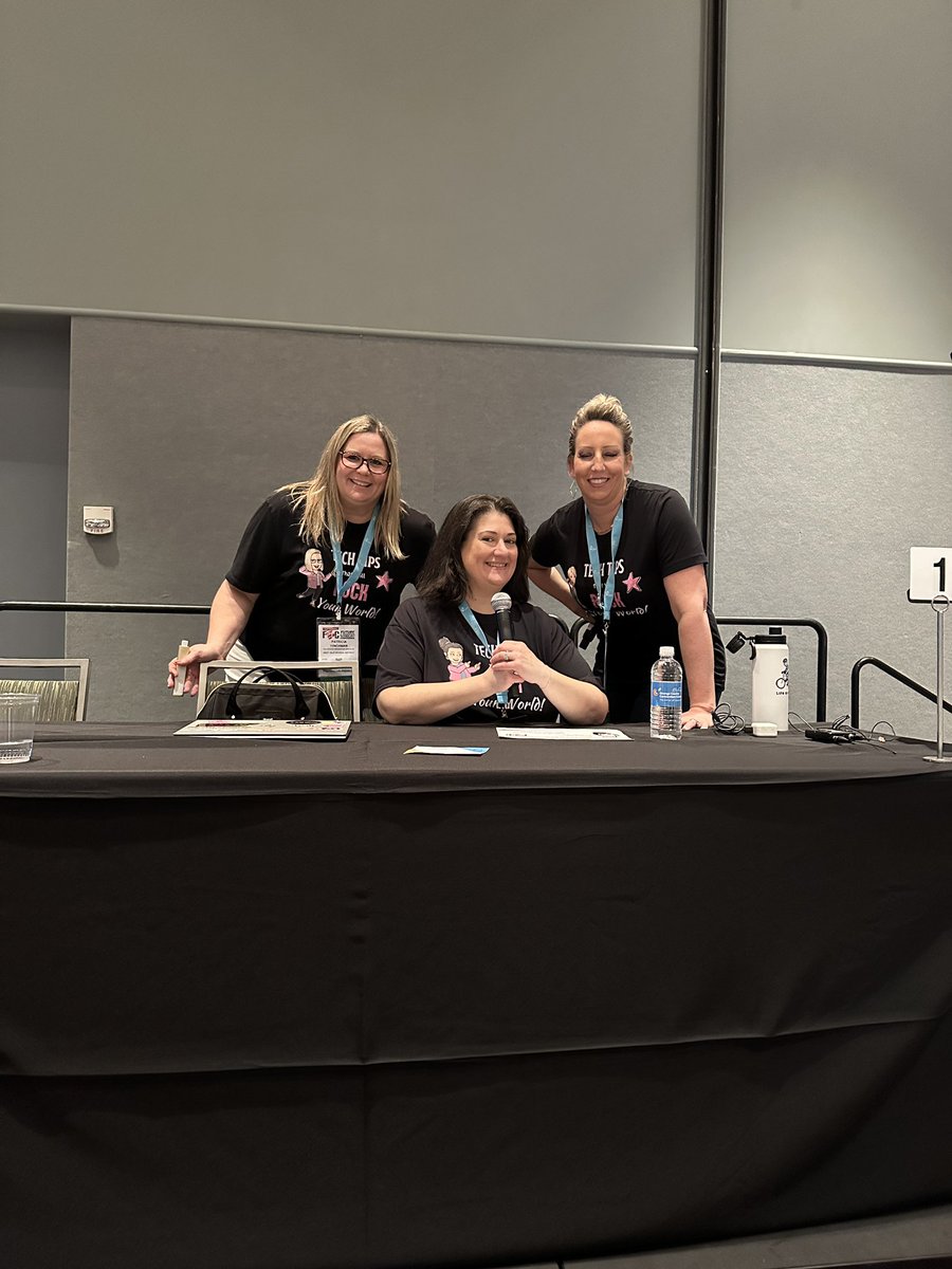 Today was EPIC! Thank you to the BEST partners at #FETC2024 @trishhinchman @Kim_TechTeach and our AMAZING Tech Director @DrPrendon for all the support and FUN! @fetc @Logitech @BookCreatorApp @dhotler @30_sdp
