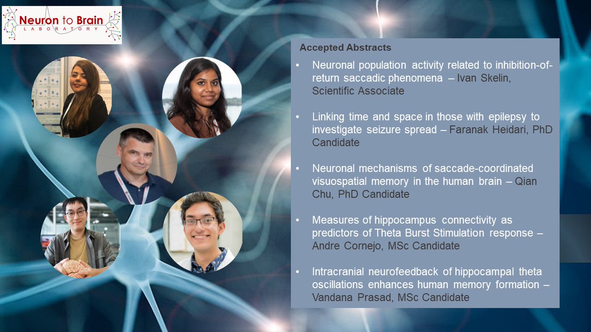 Neuron To Brain Lab (@neuron2brain) on Twitter photo Congratulations to our five outstanding <a href="/neuron2brain/">Neuron To Brain Lab</a> team members for having their research accepted at the Cognitive Neuroscience Society conference at Toronto 2024! #NeuroscienceSuccess #CNS2024 #epilepsyresearch Congratulations to our five outstanding <a href="/neuron2brain/">Neuron To Brain Lab</a> team members for having their research accepted at the Cognitive Neuroscience Society conference at Toronto 2024! #NeuroscienceSuccess #CNS2024 #epilepsyresearch