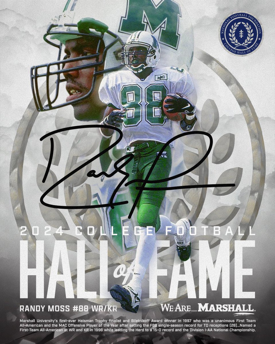 Congrats to one of the greatest in football history. @HerdFB @NFL @NFLonFOX @FOXSports @NCAAFootball