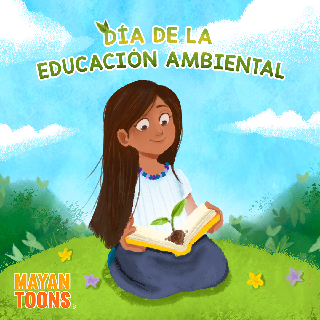 MayanToons's tweet photo. Hoy celebramos el Día de la Educación Ambiental! 🌿📚 Únete a nosotros en la misión de aprender, concientizar y cuidar nuestro entorno. #DiaDeLaEducacionAmbiental #CuidemosNuestroPlaneta #MayanToons #learning #biodiversity #Illustration #fyp https://t.co/W95gdlIgsh