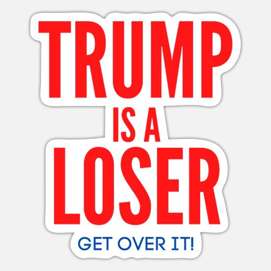 Trump didn’t lower the debt- Loser Mexico didn’t pay for the wall- Loser Lost the popular vote 2x- Loser Only President impeached 2x- Loser No infrastructure bill- Loser Liable for sex abuse (rape)- Loser Indicted 4x- Loser Guilty of fraud- Loser #Trumpisaloser