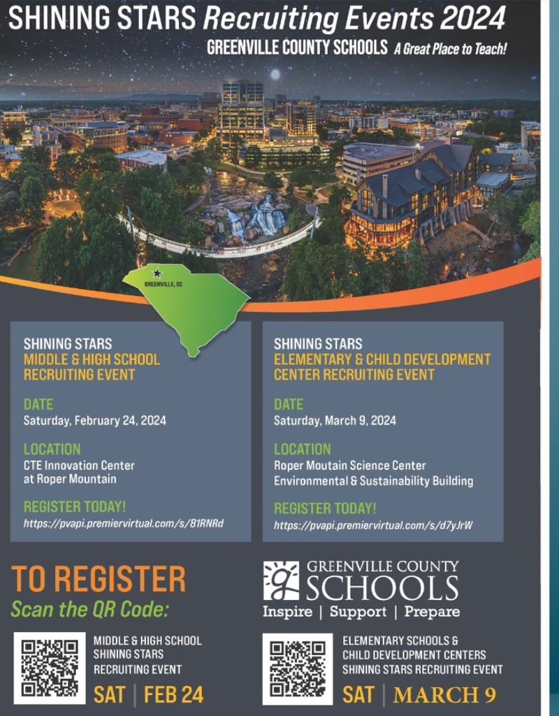Greer Middle School (@greer_middle) on Twitter photo Are you looking for a #middleschoolteachingjob and want to see what <a href="/gcschools/">Greenville County Schools</a> has to offer? Come see if Greer Middle is the right fit for you on Feb 24!! Are you looking for a #middleschoolteachingjob and want to see what <a href="/gcschools/">Greenville County Schools</a> has to offer? Come see if Greer Middle is the right fit for you on Feb 24!!