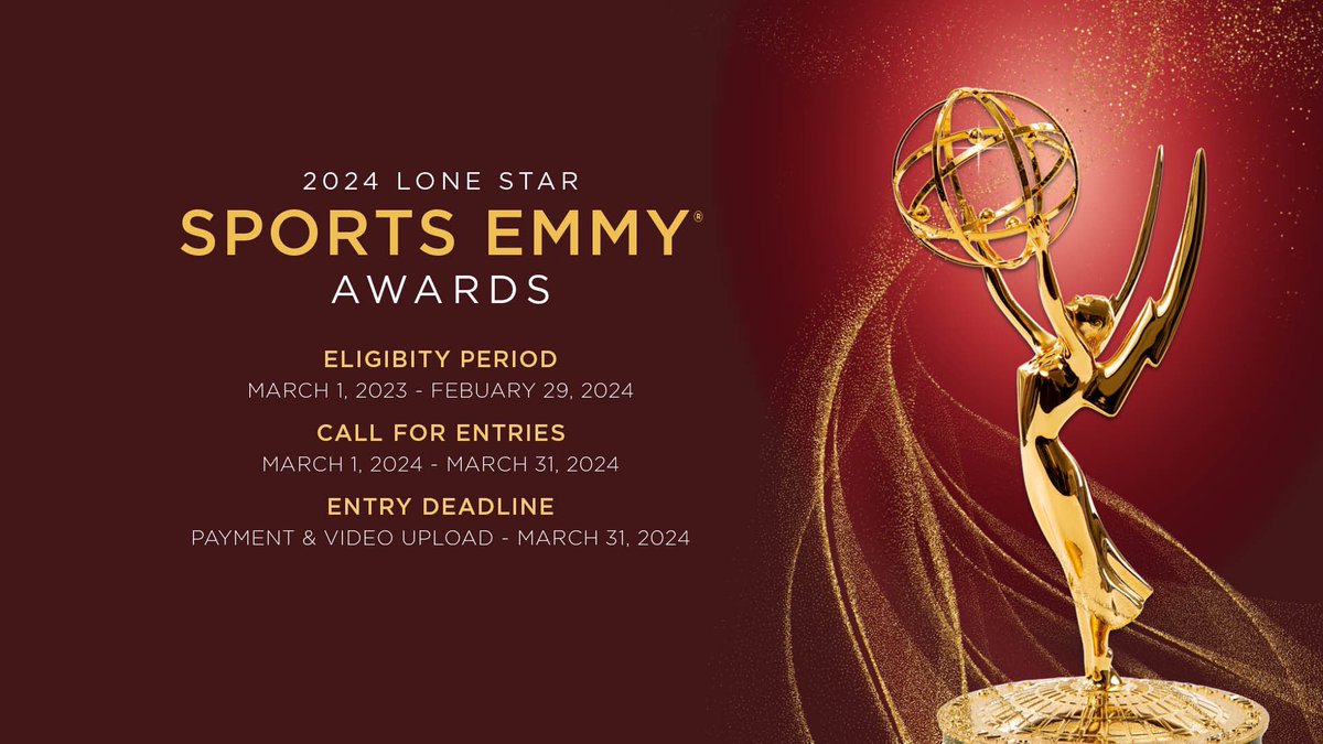 Categories, FAQ’s and Rules coming soon! 🏆 #LoneStarEMMY