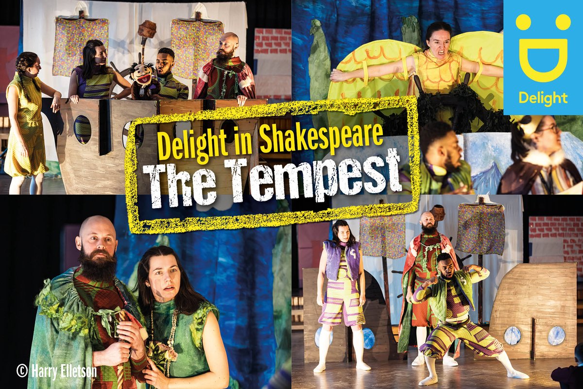 Our tour may have finished, but the work continues as schools begin to create their own versions of The Tempest. Thank you to all our donors including @chaptersmoney.
@Delightcharity

#GSC #Guildford #community #delight #dramaclubs