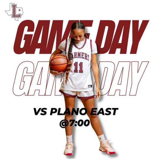 It’s Game Day‼️
6-6A District Play 🔥
⏰   JV 5:30pm V 7:00pm
🆚 Plano East 
📍The Lew 
#TheLewPressure🔥🏀😤