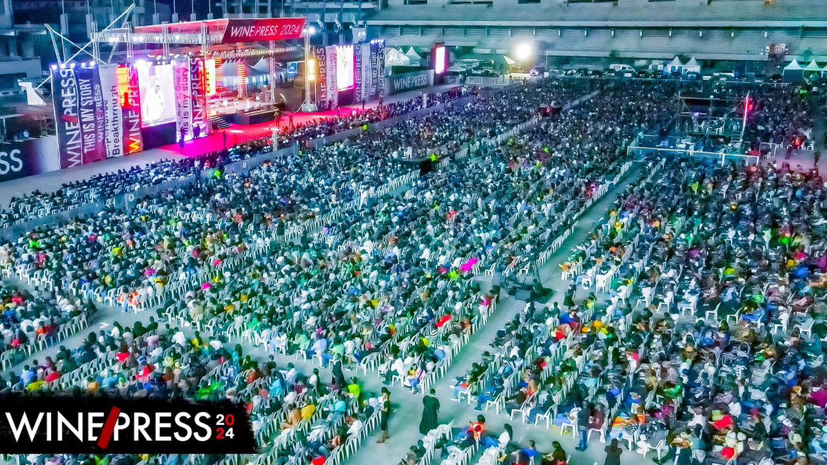 pastorbolaji's tweet photo. This generation loves God so much!!! My God! 

Day 3 of #Winepress2024 has started, you can join us online or make your way to TBS. https://t.co/Zo5zdEvuQk