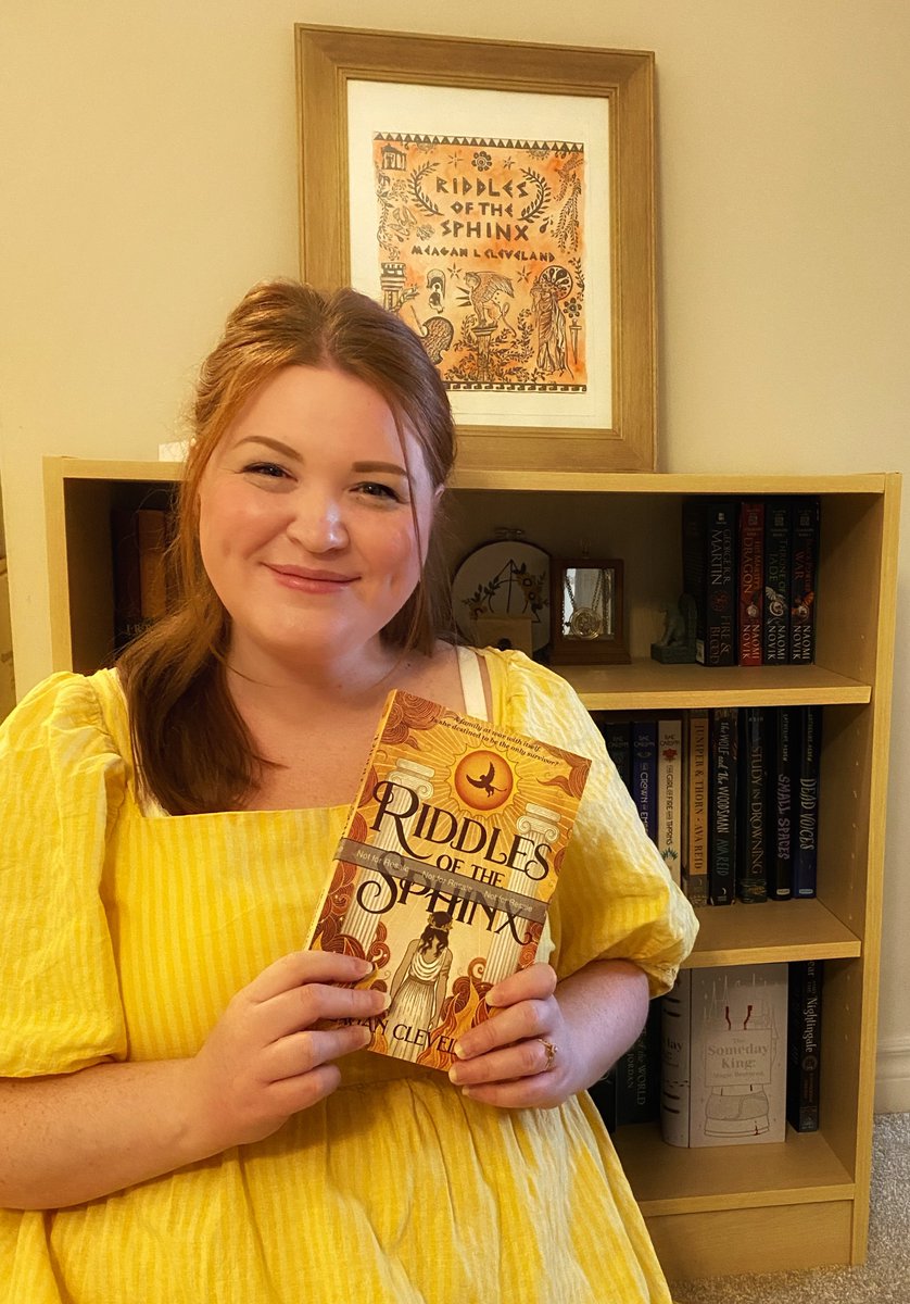 I had a wonderful time talking to @JeansThoughts about my novel Riddles of the Sphinx! Can’t wait to hear us on the podcast That’s Ancient History later this spring!