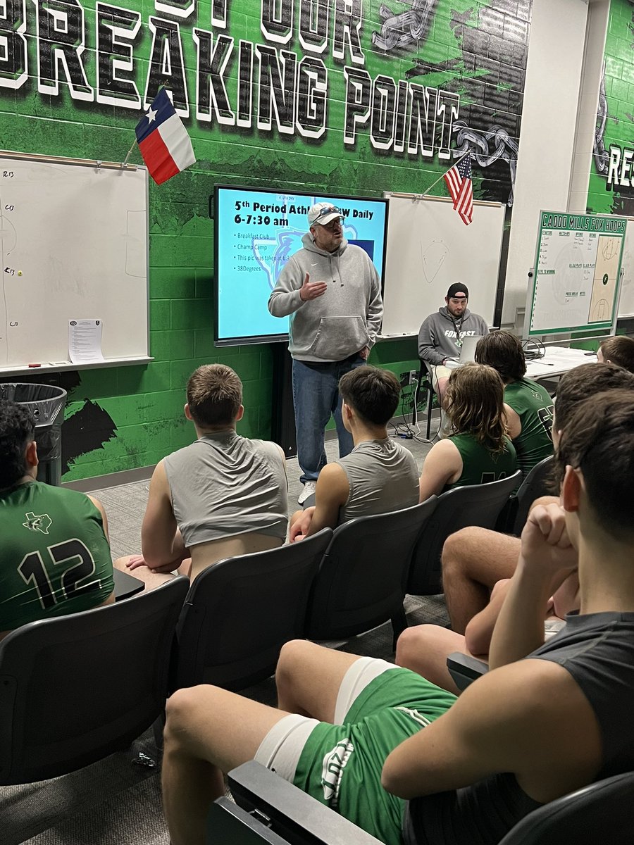 Kodi Crane (@kodicrane) on Twitter photo Great morning. Started off w/ our 1st day of 110’s & program culture - What it takes to truly be #UNCOMMON. Had a unique opportunity to have COACHING LEGEND <a href="/AndrusDarrell/">Darrell Andrus</a> speak to our kids - 1. No excuses 2. Self eval 3. Be #UNCOMMON <a href="/luke__allison/">Luke Allison</a> <a href="/FoxUnleash/">Caddo Mills Fox Athletics</a> <a href="/CaddoMillsISD/">Caddo Mills ISD</a> Great morning. Started off w/ our 1st day of 110’s & program culture - What it takes to truly be #UNCOMMON. Had a unique opportunity to have COACHING LEGEND <a href="/AndrusDarrell/">Darrell Andrus</a> speak to our kids - 1. No excuses 2. Self eval 3. Be #UNCOMMON <a href="/luke__allison/">Luke Allison</a> <a href="/FoxUnleash/">Caddo Mills Fox Athletics</a> <a href="/CaddoMillsISD/">Caddo Mills ISD</a>