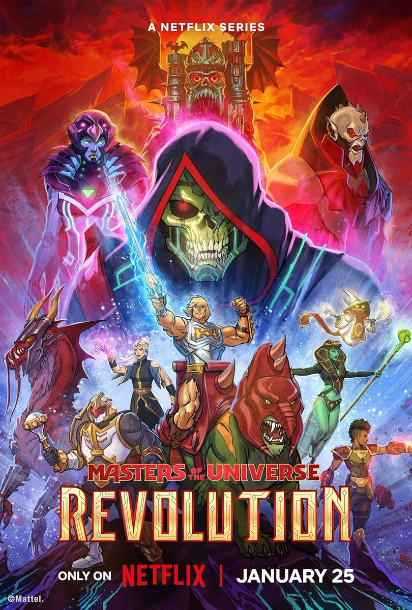 Masters Of The Universe Revolution 
#MastersOfTheUniverse  #MastersOfTheUniverseRevolution 
By @ThatKevinSmith.
Starring @HamillHimself as #Skeletor, @CHRIStophrWOOD, @SarahMGellar, @IAMLenaHeadey, @ImKeithDavid as Hordak, etc. 
On @NetflixMY.