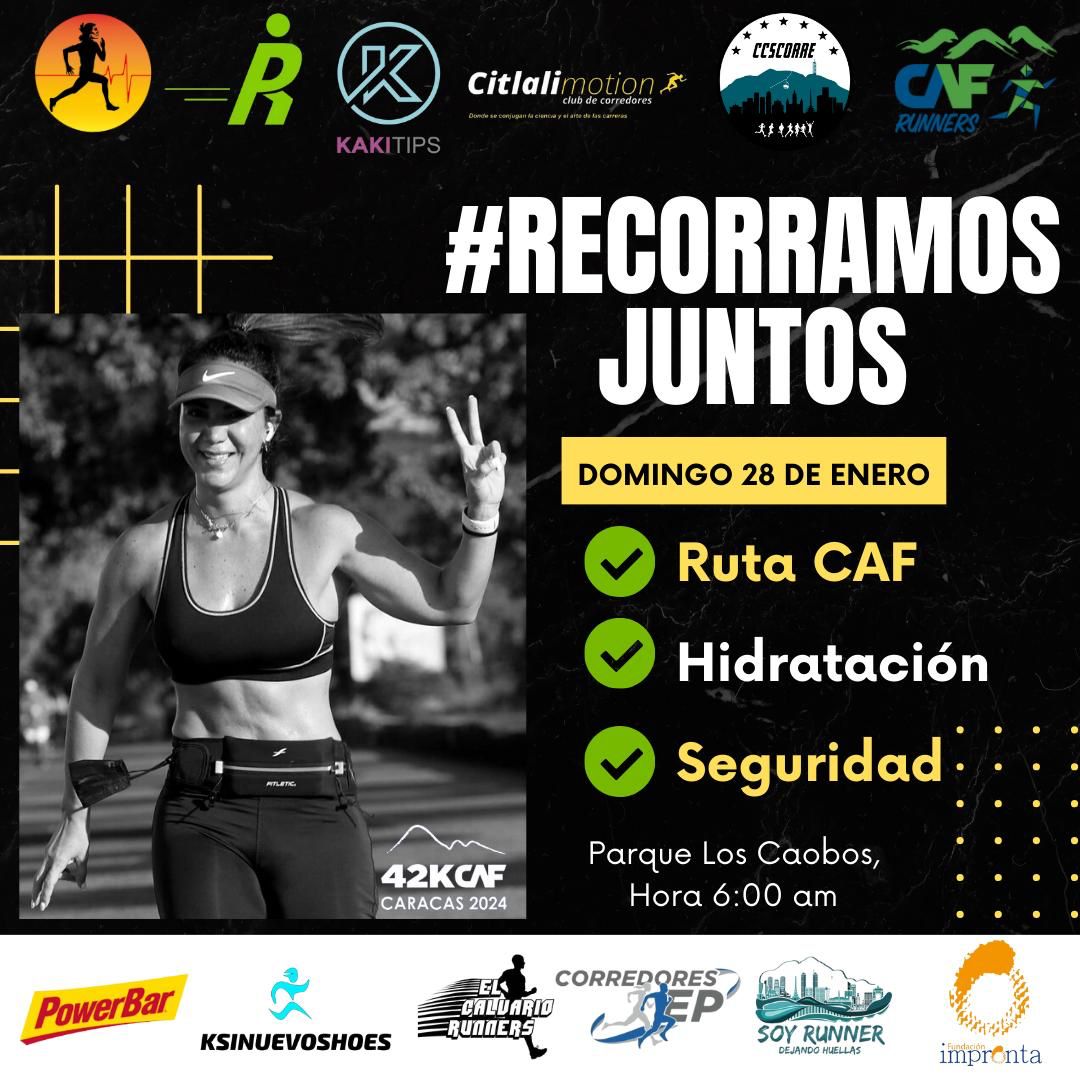 danielgcolina's tweet image. Atención, pendientes este fin de semana, #MaratónCAF Baruta.