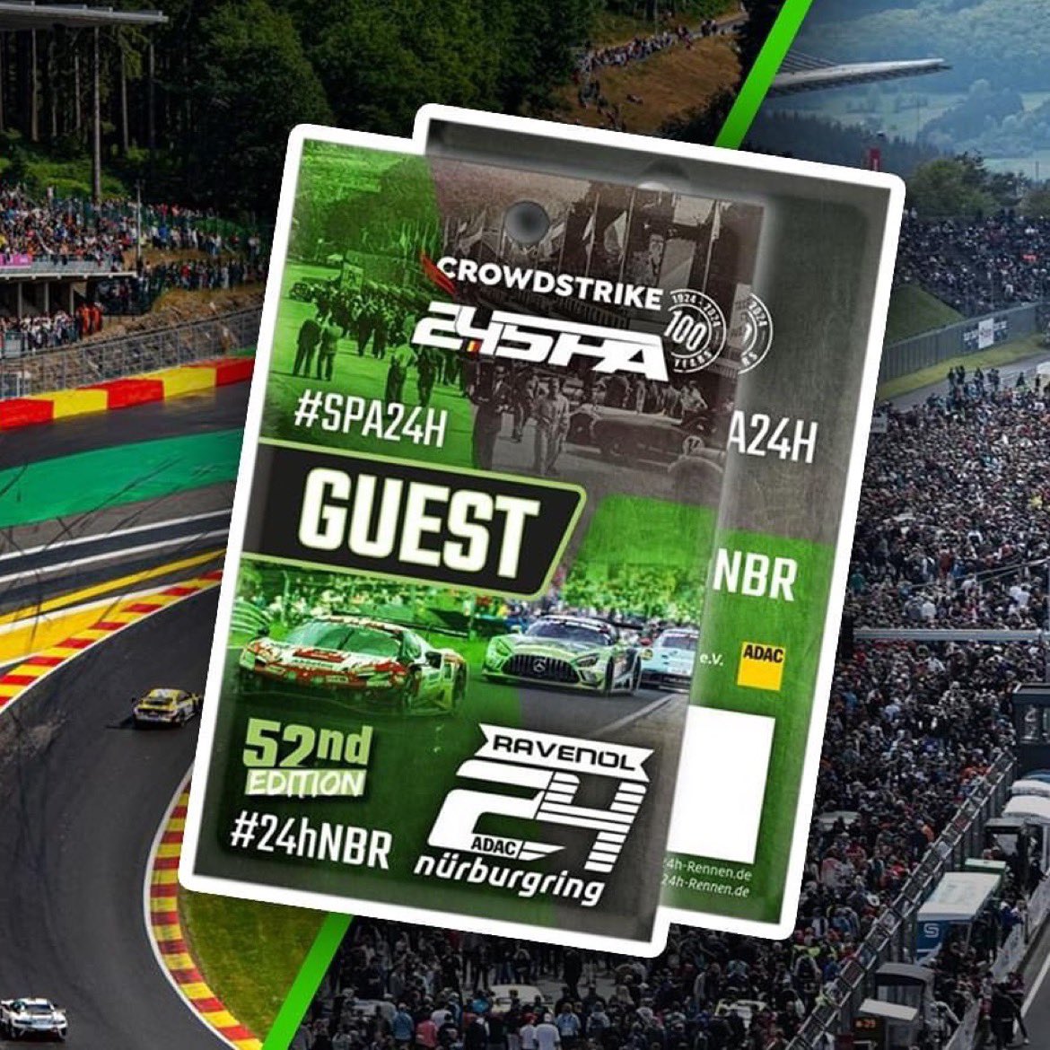 4️⃣8️⃣ hours of on-track action! Enjoy double the fun with a combo ticket this year as we welcome the @NurburgringLive #24h into the @IntercontGTC ranks - followed shortly by the Centurion @24HoursofSpa 🕰️ 🎟️ crowdstrike24hoursofspa.com/tickets #FanatecGT #GTWorldChAm #IGTC #Indy8H #Spa24H
