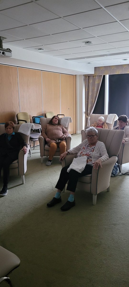 Paula (@pozcg) on Twitter photo Relaxation room yesterday sent everyone sleeping. One lady snoring ๐ด here at Cecil.
#cecilgardenscrew
<a href="/Riv_SarahCoward/">Sarah Coward</a> <a href="/chuchi3651/">Kelly Hutchinson</a> <a href="/RuthLeadsRd/">Ruth Westoby</a> <a href="/ShellyRiv1/">๐๐Shelly Gibson</a> <a href="/crtvspprt/">Creative Support</a> <a href="/AlanMarples/">Alan Marples</a> @RiversideCarol <a href="/RiversideUK/">Riverside Group</a> <a href="/wendy_heritage/">wendy heritage-steve</a> Relaxation room yesterday sent everyone sleeping. One lady snoring ๐ด here at Cecil.
#cecilgardenscrew
<a href="/Riv_SarahCoward/">Sarah Coward</a> <a href="/chuchi3651/">Kelly Hutchinson</a> <a href="/RuthLeadsRd/">Ruth Westoby</a> <a href="/ShellyRiv1/">๐๐Shelly Gibson</a> <a href="/crtvspprt/">Creative Support</a> <a href="/AlanMarples/">Alan Marples</a> @RiversideCarol <a href="/RiversideUK/">Riverside Group</a> <a href="/wendy_heritage/">wendy heritage-steve</a>