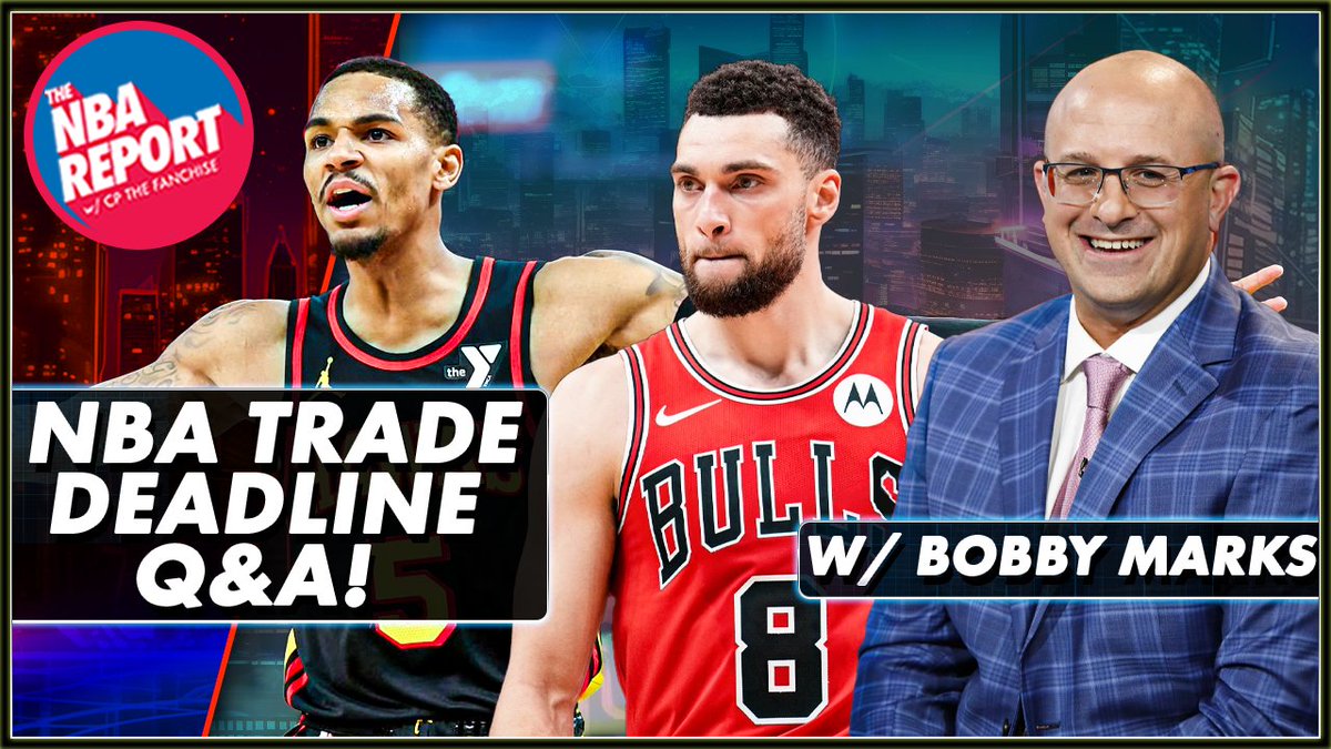 Tune into The NBA Report at 12pm EST for an NBA Trade Deadline Q&A with ESPN NBA Insider @BobbyMarks42 youtube.com/watch?v=U5-wM6…